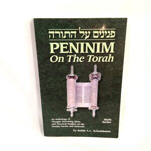 Peninim On The Torah Book by Rabbi AL Scheinbaum